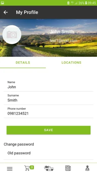 OPG Direkt app screenshot 1